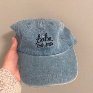 Denim babe hat